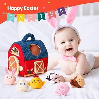 Hahaland Farm Animals Sensory Set – Baby Toy 6–12 Months