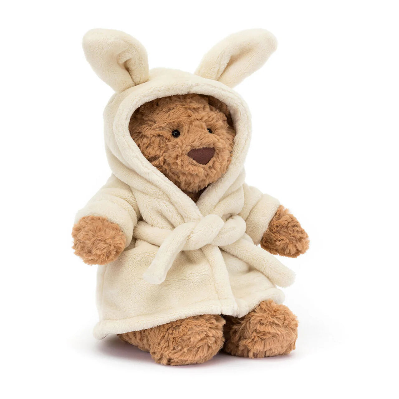 Jellycat Bartholomew Bear Bathrobe Plush Toy – Soft Cuddly Teddy Gift